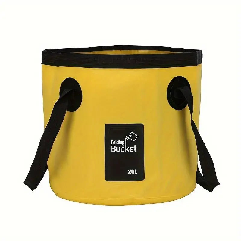 20L Portable Collapsible Water Bucket – Heavy-Duty PVC Water Container with Handle