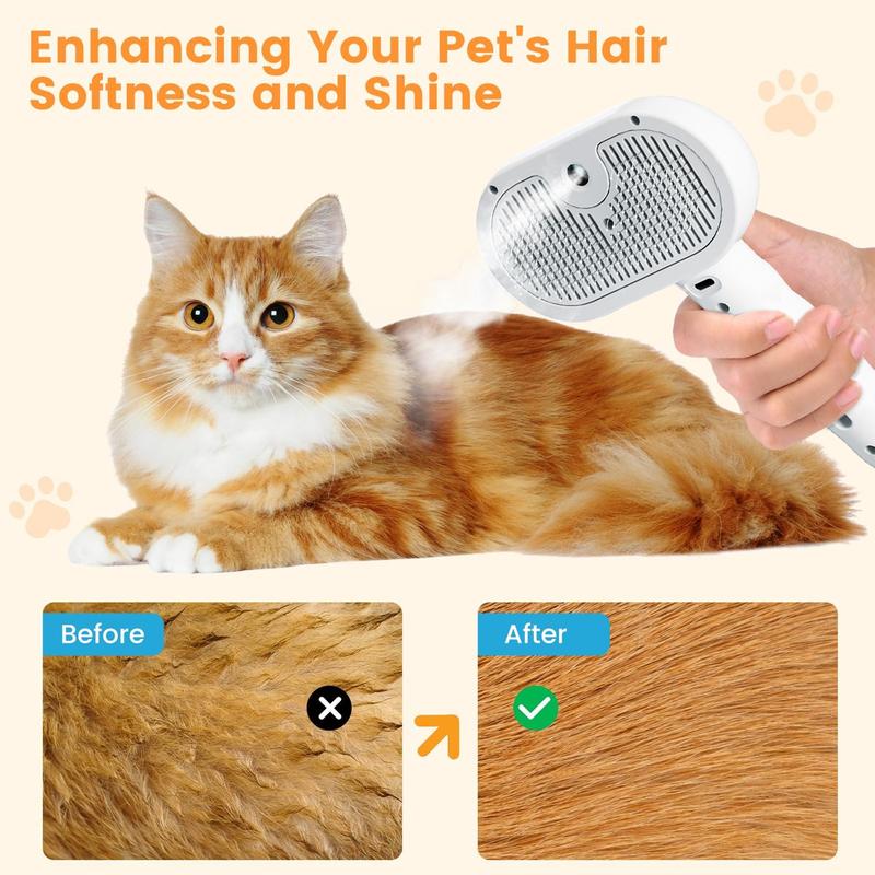 🔥Last Day Buy 1 Get 1 Free $14.99 Each🔥Premium pet brush with steam function
