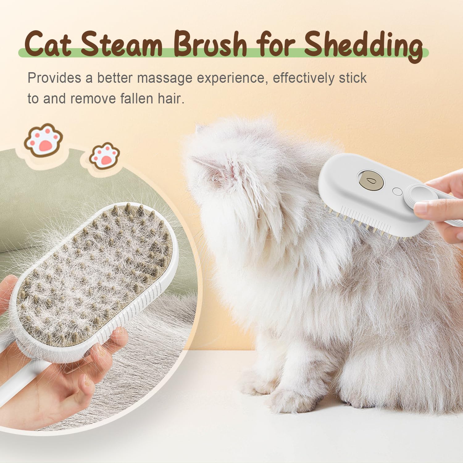 🔥Last Day Buy 1 Get 1 Free $14.99 Each🔥PuffEase Spritz: Quick & Easy Pet Hair Remover Comb