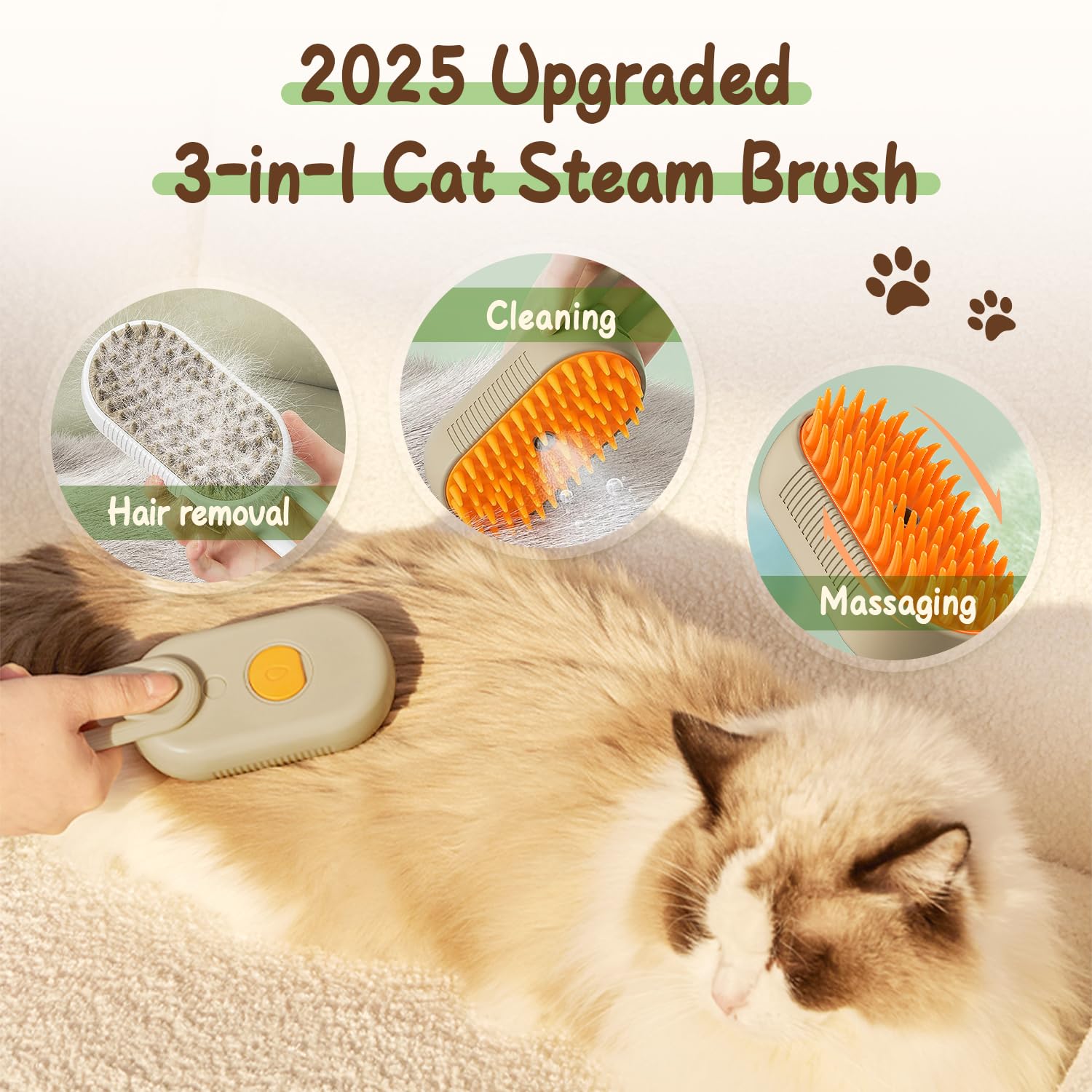 🔥Last Day Buy 1 Get 1 Free $14.99 Each🔥PuffEase Spritz: Quick & Easy Pet Hair Remover Comb