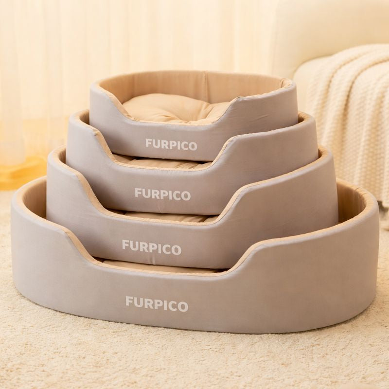 Cozy Half-Enclosed Pet Bed