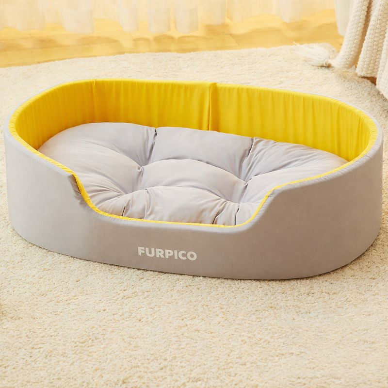 Cozy Half-Enclosed Pet Bed