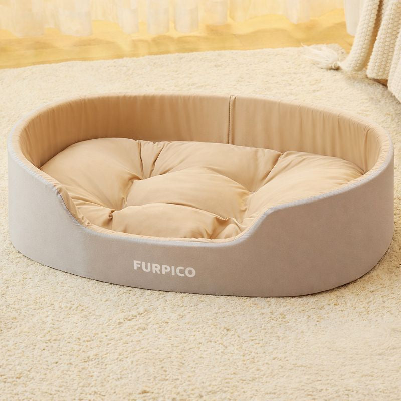 Cozy Half-Enclosed Pet Bed