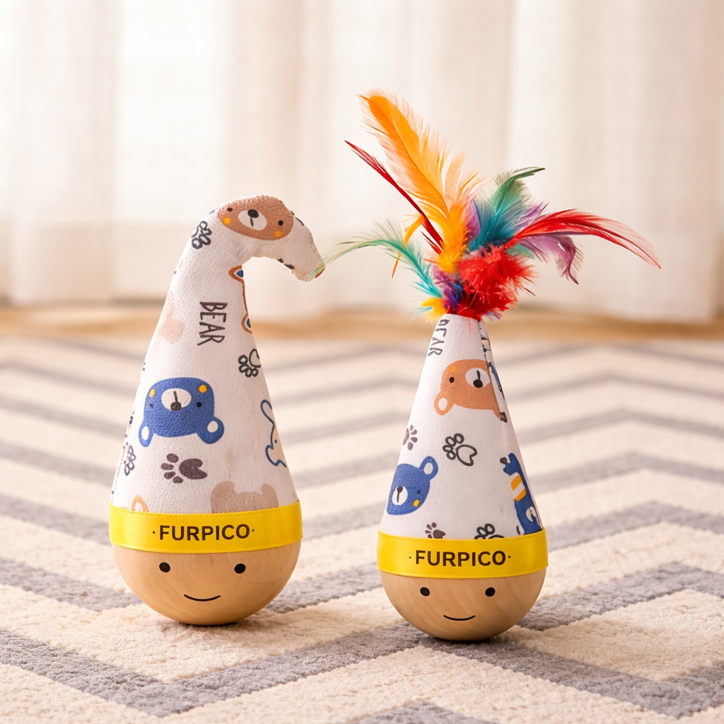 Interactive Cat Tumbler Toy