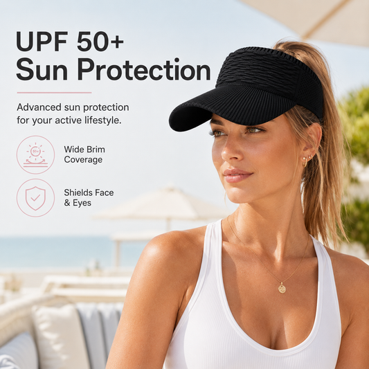 🔥Last Day Buy 1 Get 1 Free 🔥Women's High Ponytail Sun Visor Hat for Sun Protection