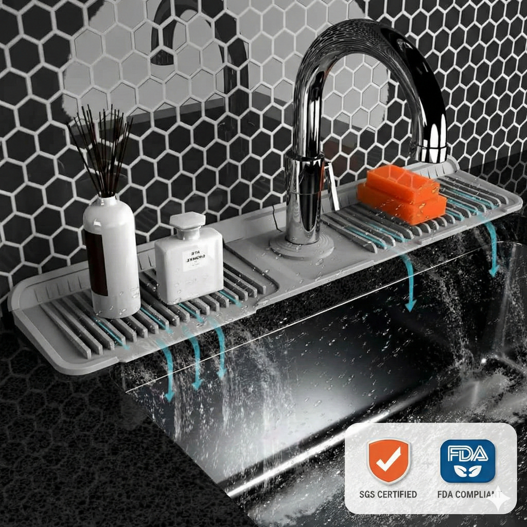 🔥Last Day Buy 1 Get 1 Free $14.99 Each🔥Faucet Guard & Draining Mat