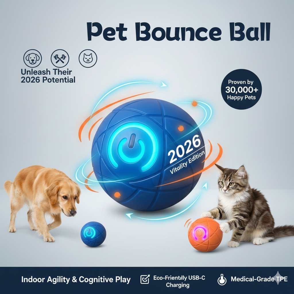 🔥Last Day Buy 1 Get 1 Free $14.99 Each🐶Pet Bounce Ball 🐱