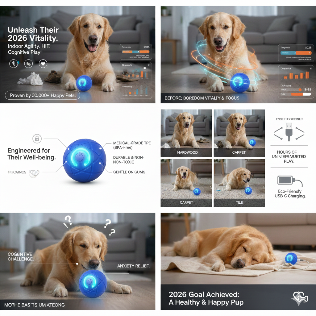 🔥Last Day Buy 1 Get 1 Free $14.99 Each🐶Pet Bounce Ball 🐱