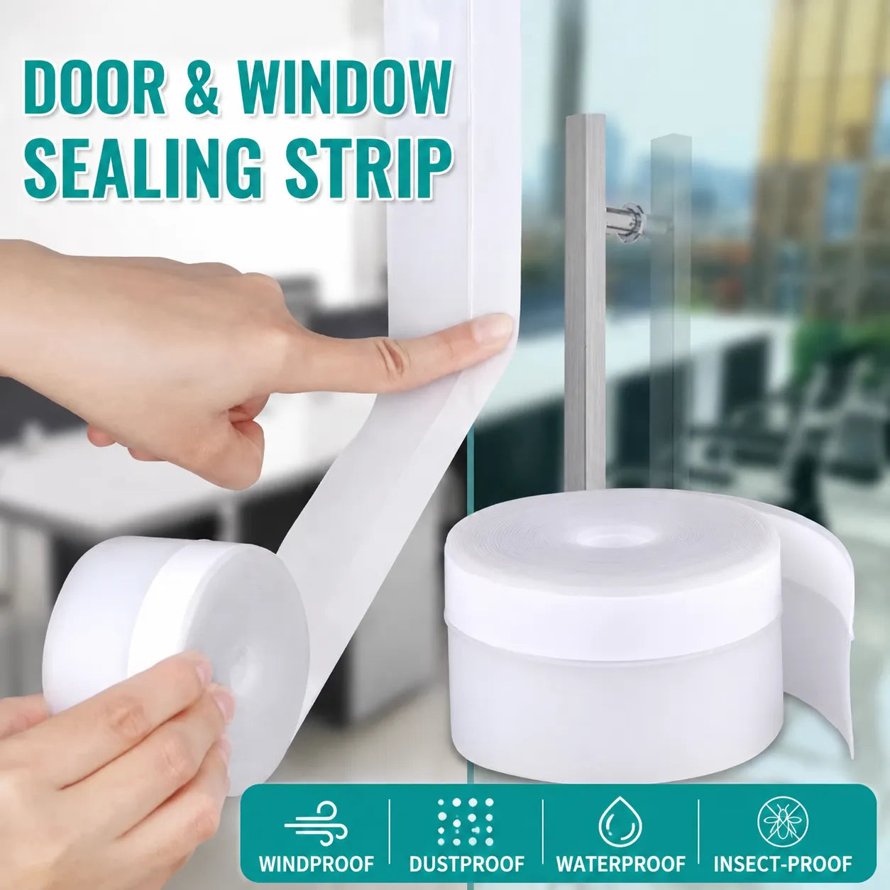 DOOR & WINDOW SEALING STRIP(10M)