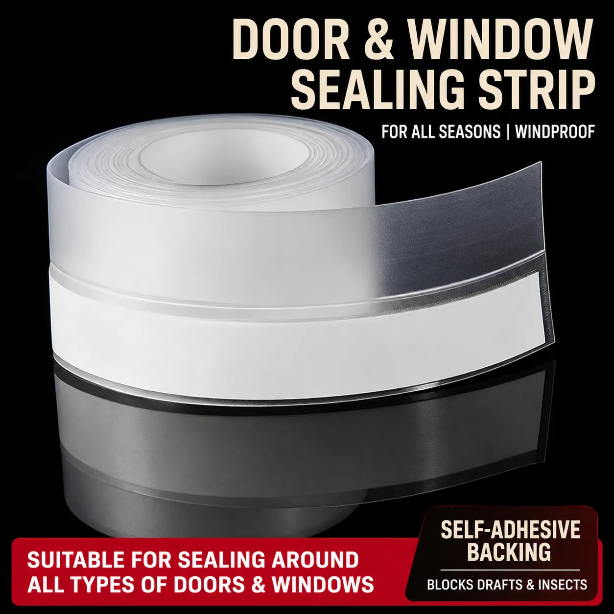 DOOR & WINDOW SEALING STRIP(10M)
