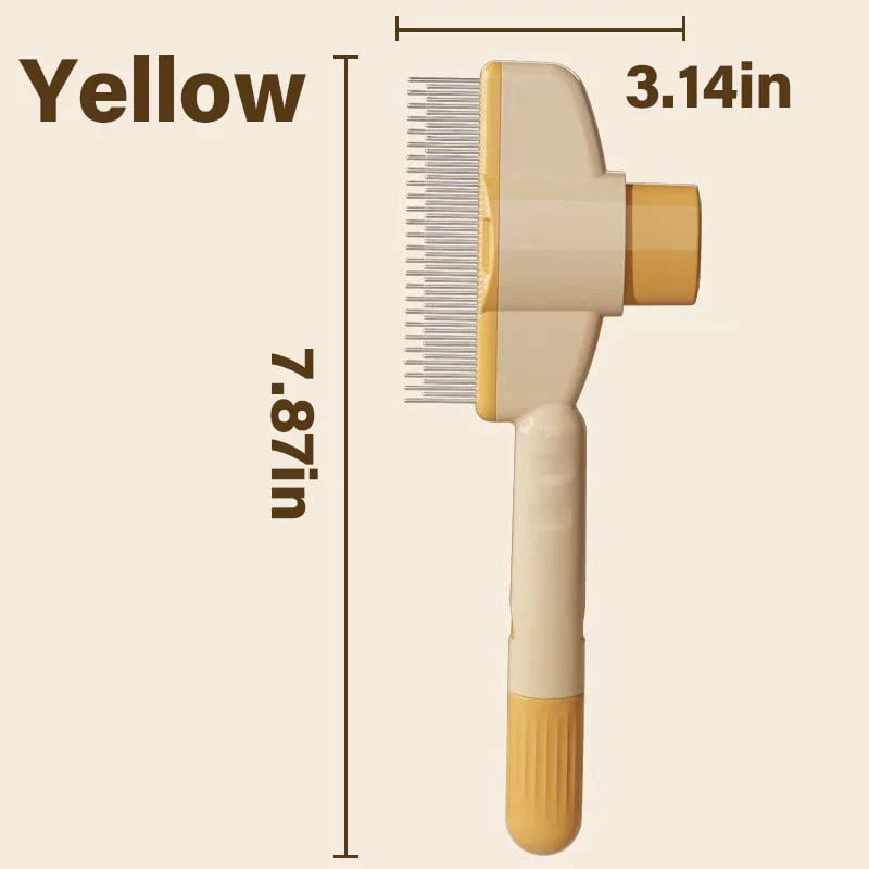 🔥Last Day Buy 1 Get 1 Free $9.99 Each🔥Self-Cleaning Pet Flea Comb & Grooming Brush