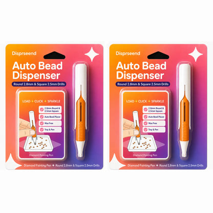 Automatic Diamond Painting Bead Dispenser Pen & Tray Set