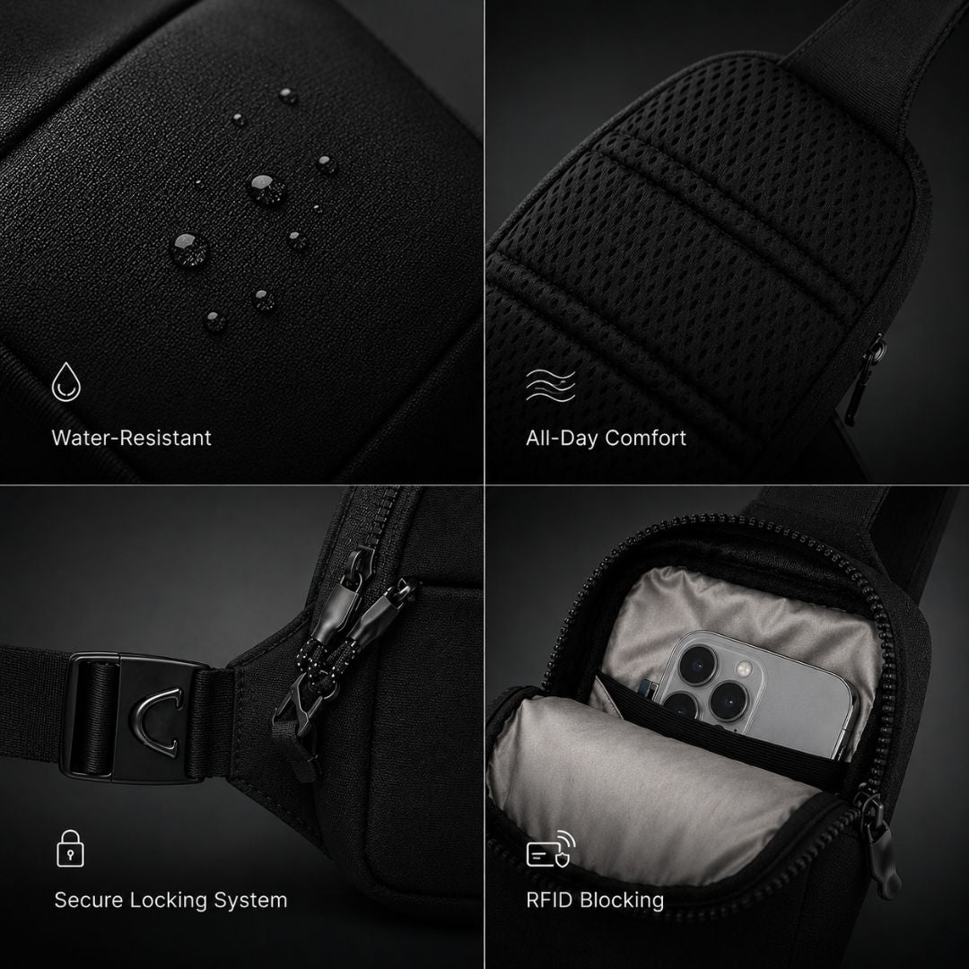 HALDEN Anti-Theft Sling Bag