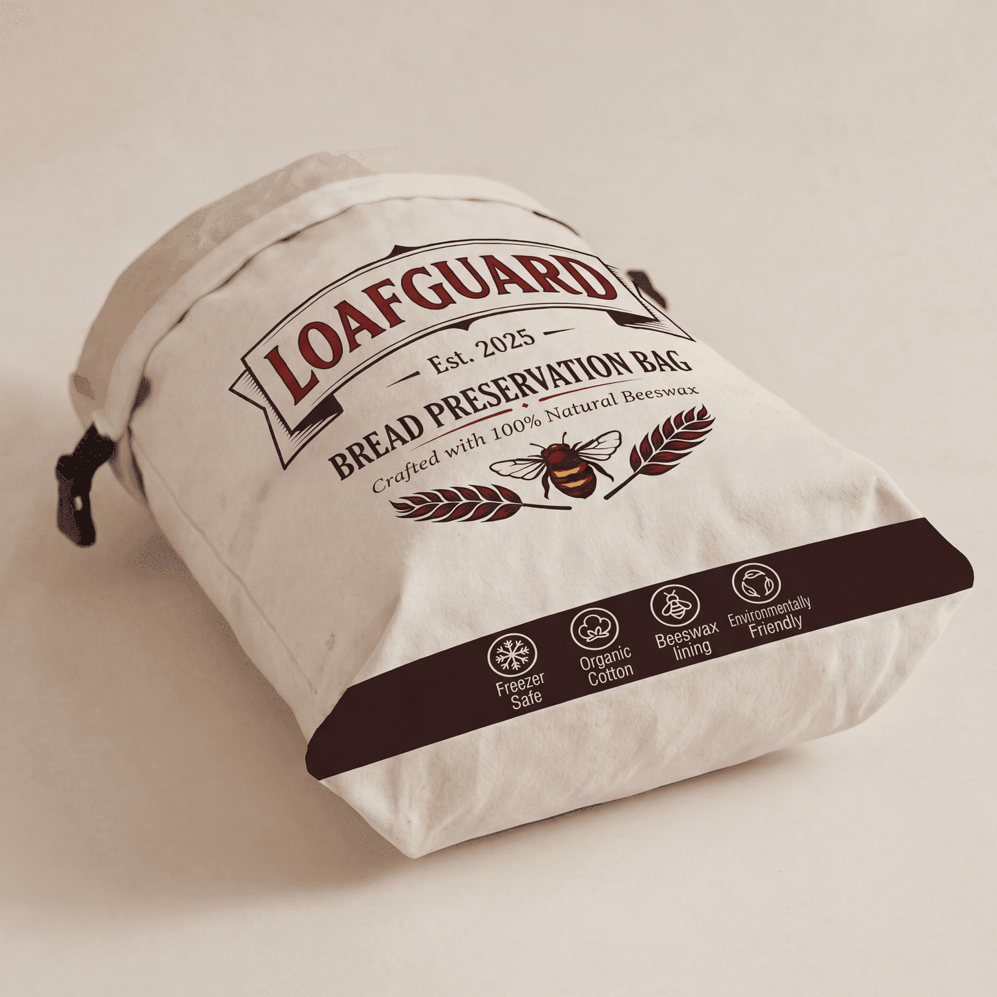 LoafGuard 100% Beeswax Bread Storage Bag