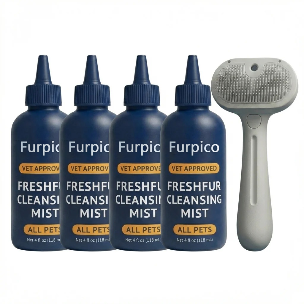 Furpico No-Rinse Coat Refresh System for Cats &Dogs