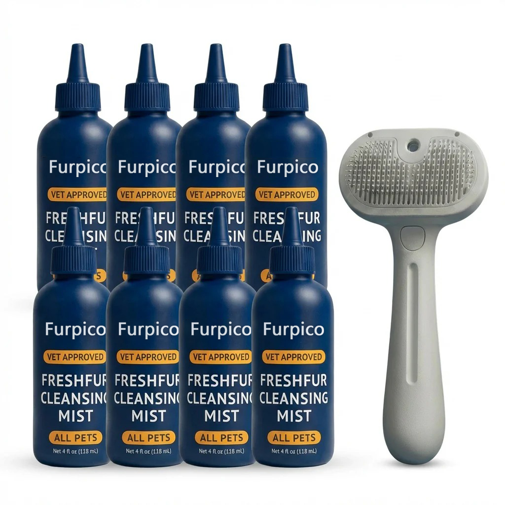 Furpico No-Rinse Coat Refresh System for Cats &Dogs