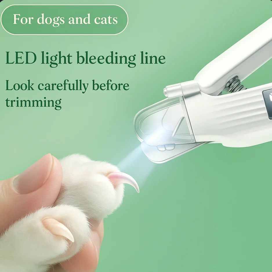 🔥Last Day Buy 2 Get 1 Free $14.99 Each🔥LED Pet Nail Clipper and Grinder (2-in-1)