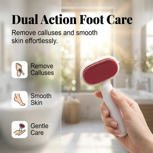 🦶 Smooth Heels, Ready for Sandals – Double-Sided Foot Scraper with Coarse & Fine Sides. 50% Off. UK Stock